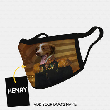 Personalized Dog Gift Idea - Royal Dog's Portrait 4 For Dog Lovers - Cloth Mask